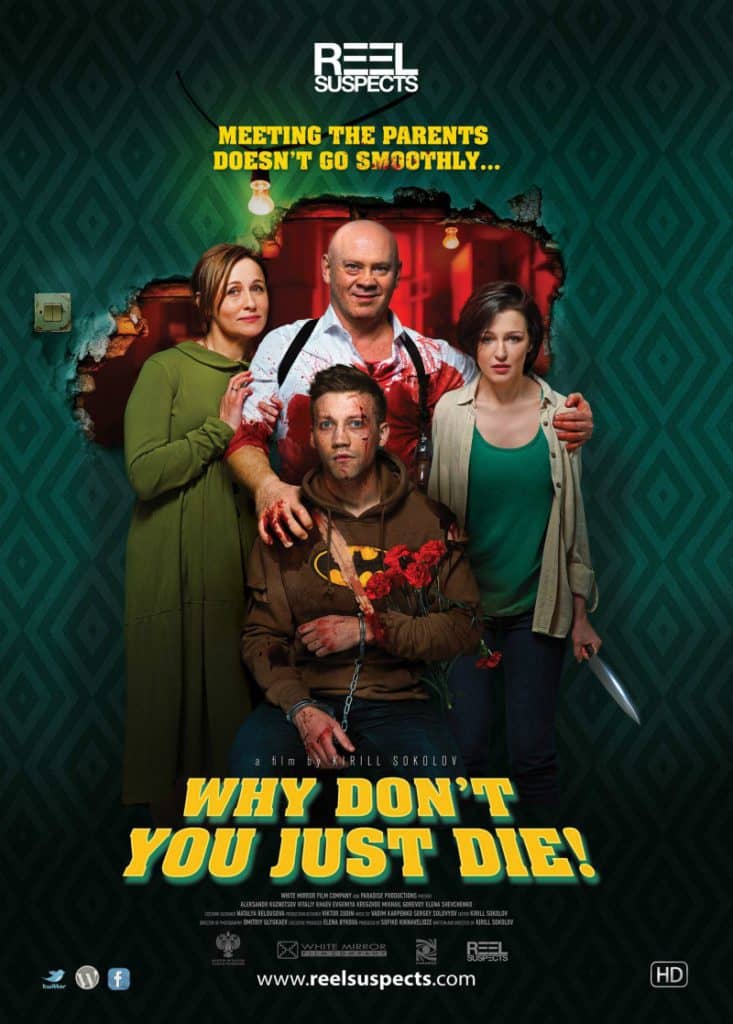 Read more about the article Kirill Sokolov’s Why Don’t You Just Die! Heads to the States Brutal Action Comedy Available Nationwide on Digital HD April 20 Debuts on iTunes, Amazon Instant Video, Google Play Arrow Releases Opening Scene Ahead of US Bow