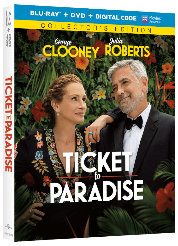 Read more about the article Ticket to Paradise Starring Julia Roberts & George Clooney Available On Digital Dec. 9 and Blu-ray™ & DVD On Dec. 13