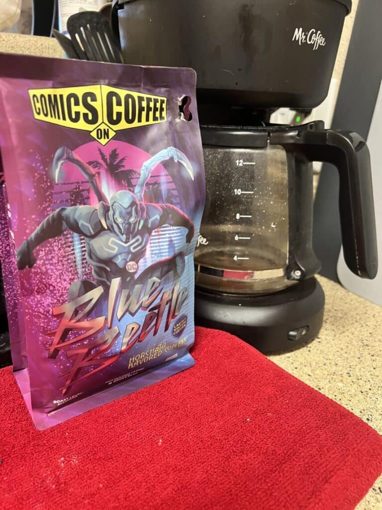 Read more about the article Eating Breakfast in Style With Blue Beetle Horachata Coffee From Comics On Coffee