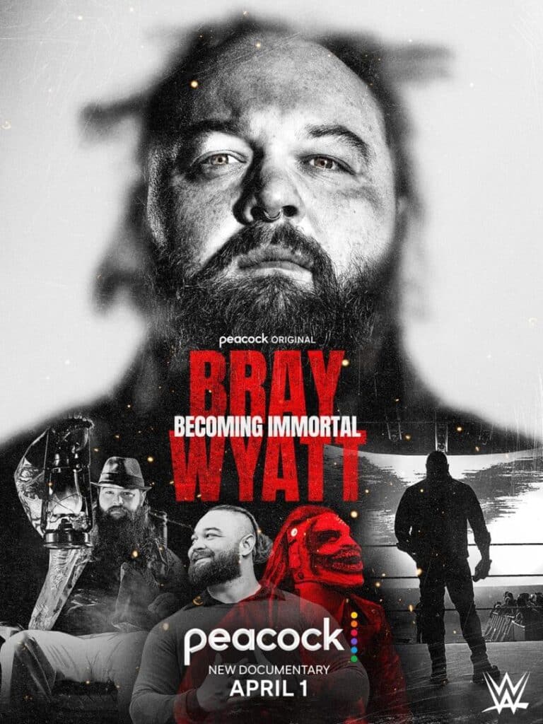 Read more about the article PEACOCK DEBUTS TRAILER FOR NEW ORIGINAL DOCUMENTARY BRAY WYATT: BECOMING IMMORTAL PREMIERING APRIL 1