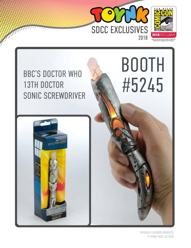 You are currently viewing SDCC Doctor Who Sonic Screwdriver Release Toynk Toys