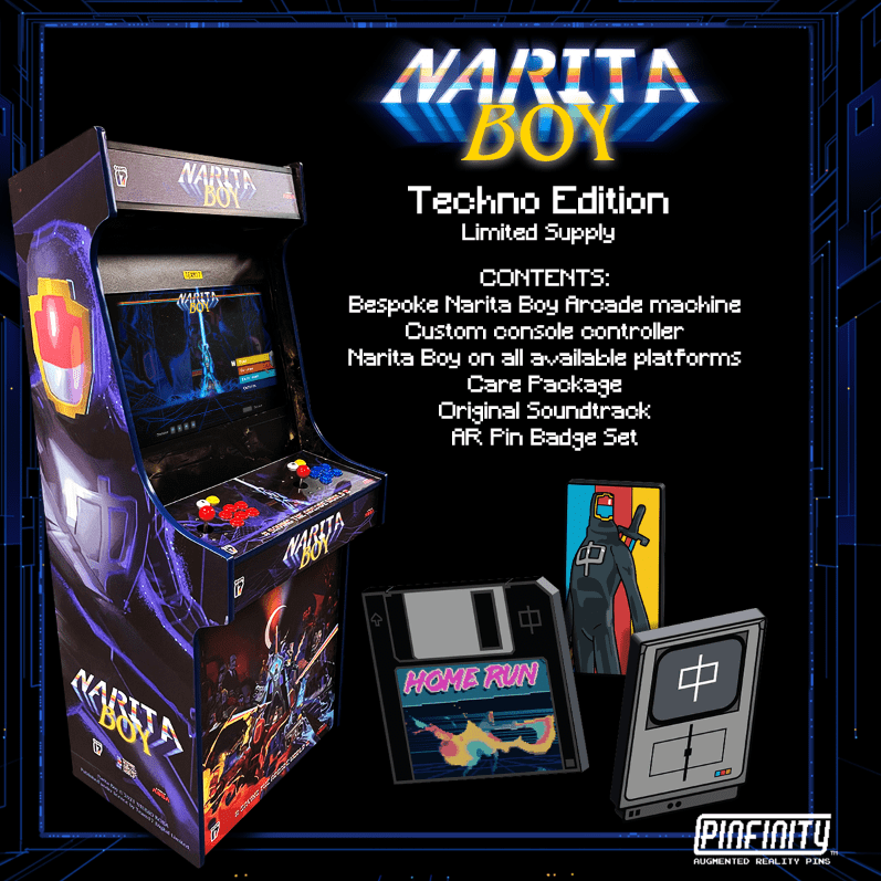 Read more about the article PURCHASE THE ONE-OFF NARITA BOY: TECHNO EDITION AND PLAY A PART IN SAVING THE ARCADE WORLD