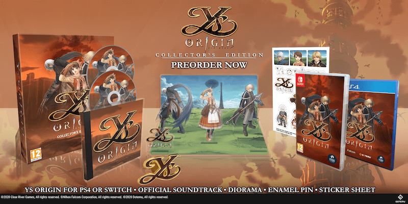 You are currently viewing Cult Classic Ys Origin Gets Collector’s Edition and Retail Release on October 1st 2020