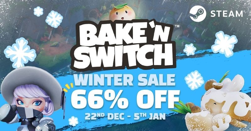 Read more about the article Warm Your Buns this Holiday Season with Bake ‘n Switch, Now Available for $10 on PC as part of the Steam Winter Sale!