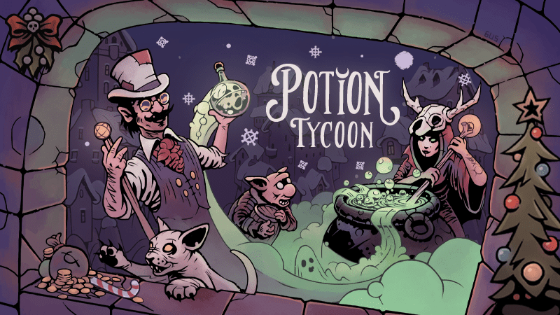 You are currently viewing Who Needs Xmas-Elves When You Can Have Xmas-Goblins: Demo for Potion Tycoon Lets You Brew for Free!