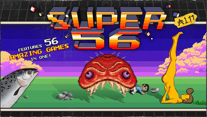 You are currently viewing Press ‘A’ To Do Everything in The Mini-Game Marathon SUPER 56