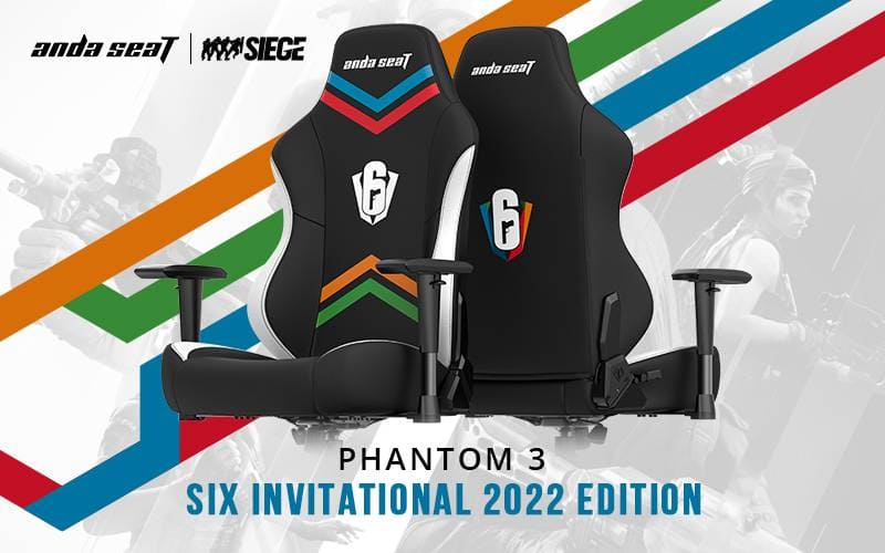 Read more about the article Anda Seat Launches Its New Phantom 3 Six Invitational 2022 Edition Gaming Chair