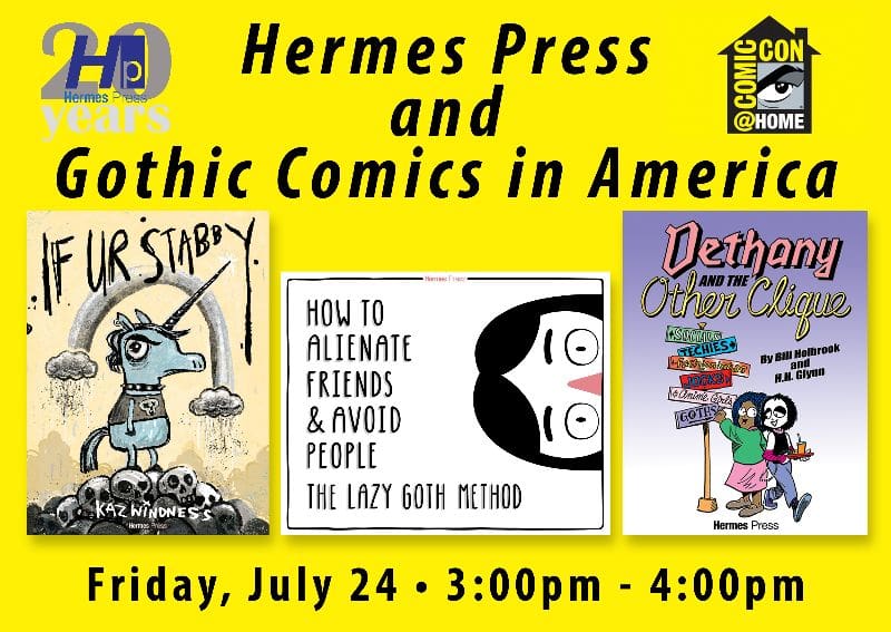 Read more about the article Hermes Press and Gothic Comics in America: Comic-Con@Home