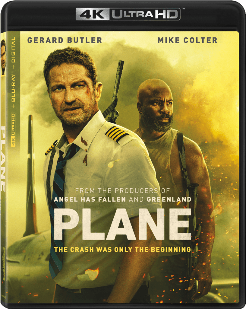 Read more about the article Plane arrives on 4K Ultra HD Combo Pack (+ Blu-ray, Digital), Blu-ray Combo Pack (+ DVD, Digital), DVD, and On Demand March 28