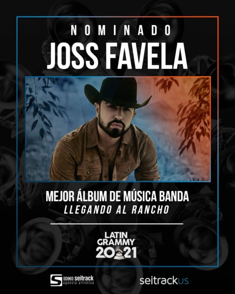 You are currently viewing JOSS FAVELA Receives a LATIN GRAMMY nomination for his album LLEGANDO AL RANCHO