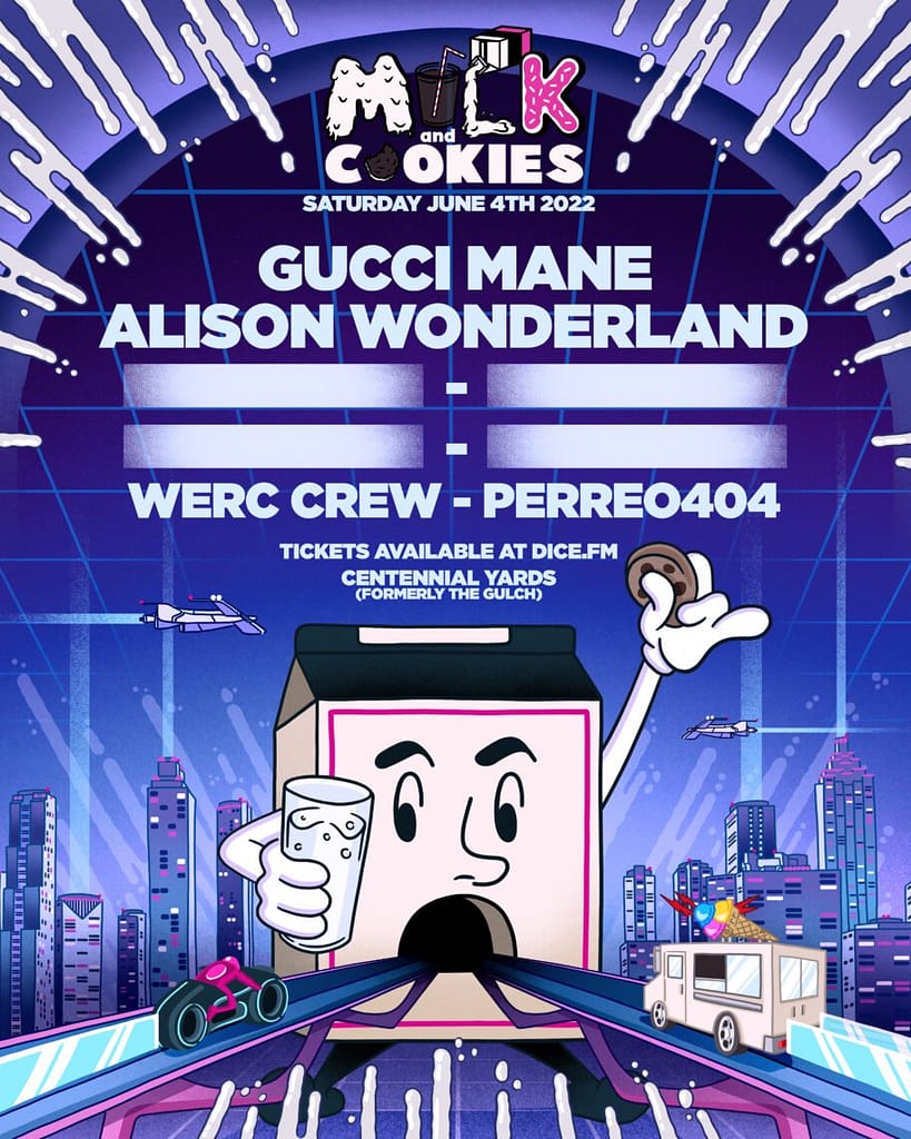 You are currently viewing GUCCI MANE AND ALISON WONDERLAND TO HEADLINE MILK + COOKIES ATLANTA AT CENTENNIAL YARDS
