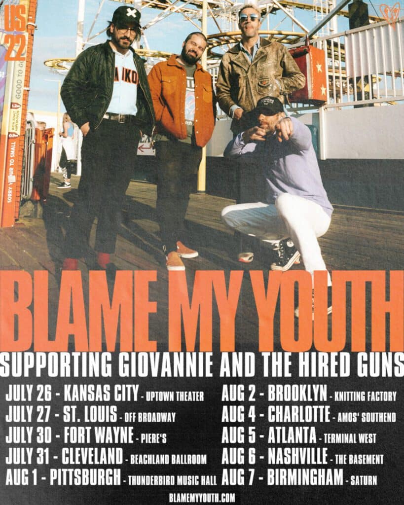 Read more about the article LA-BASED ROCK BAND BLAME MY YOUTH RELEASE NEW SINGLE  “SOS”