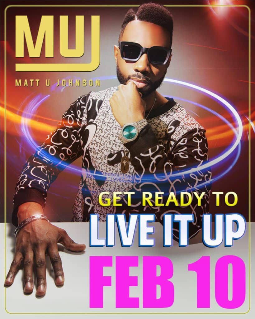 Read more about the article Pre Save Matt U Johnson’s new track Live It Up