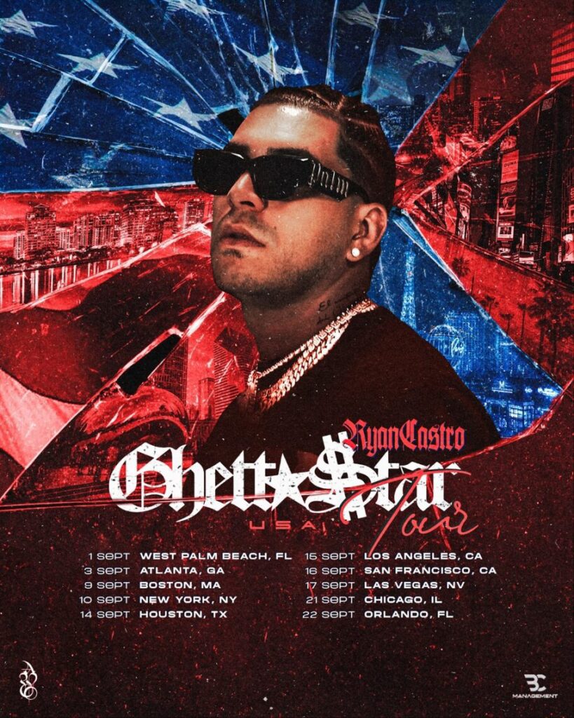 You are currently viewing BC MANAGEMENT Presenta La gira estadounidense de Ryan Castro ‘Ghettostar Tour’