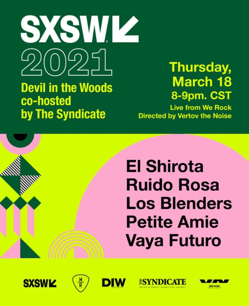 Read more about the article DEVIL IN THE WOODS & THE SYNDICATE PRESENT ‘LIVE FROM WE ROCK’ @ SXSW ONLINE 2021
