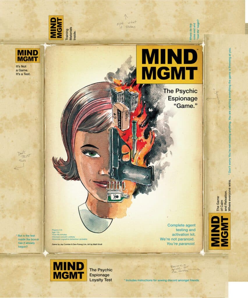 Read more about the article Matt Kindt’s MIND MGMT is now a hit board game
