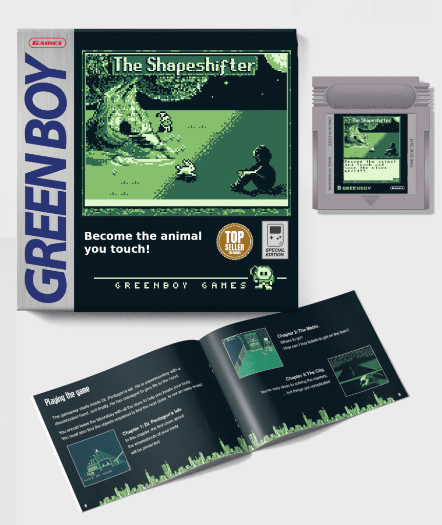 Read more about the article The Shapeshifter for Game Boy & NES – 2nd milestone reached on Kickstarter in less than 7 days