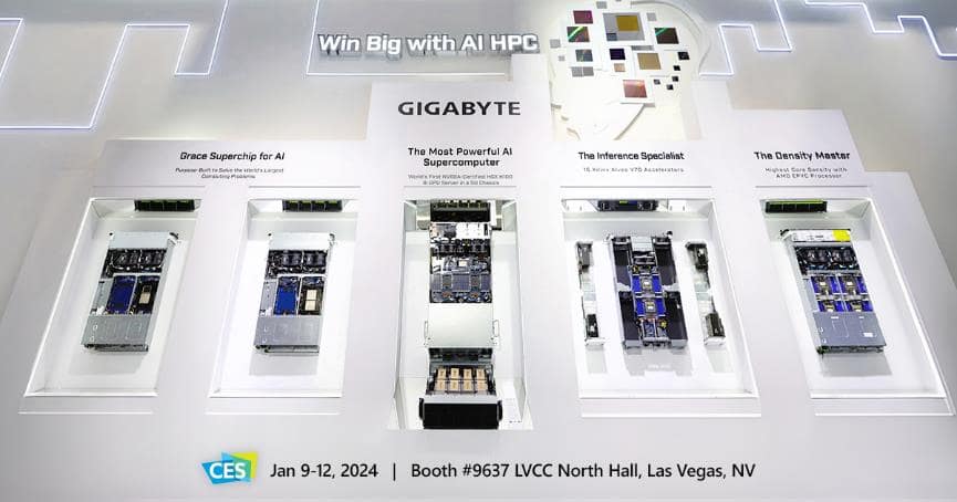 You are currently viewing Future of COMPUTING is Coming – At CES 2024, GIGABYTE to Present Key Innovations and Accelerate AI-empowered and Sustainable Breakthroughs