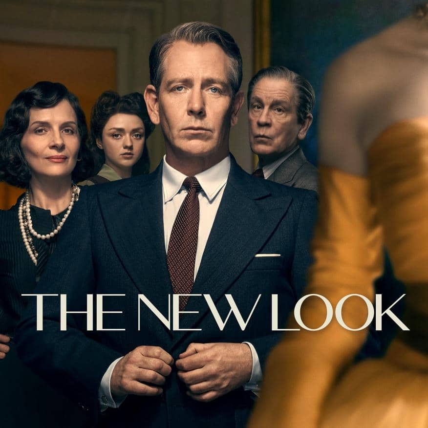 Read more about the article Apple TV+ debuts trailer for “The New Look,” the new historical drama series starring Emmy winner Ben Mendelsohn and Academy Award winner Juliette Binoche, and created by Todd A. Kessler