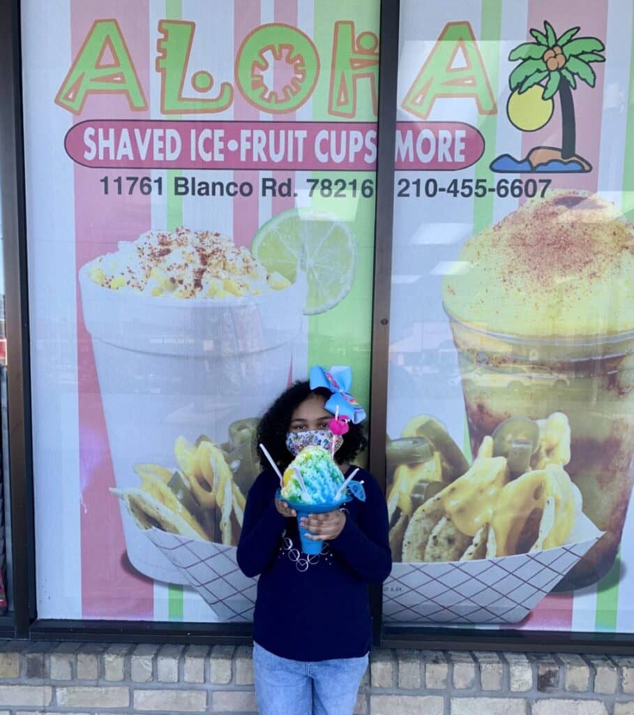 Read more about the article Aloha Shaved Ice X Fruit Cups X More Blanco Rd Review