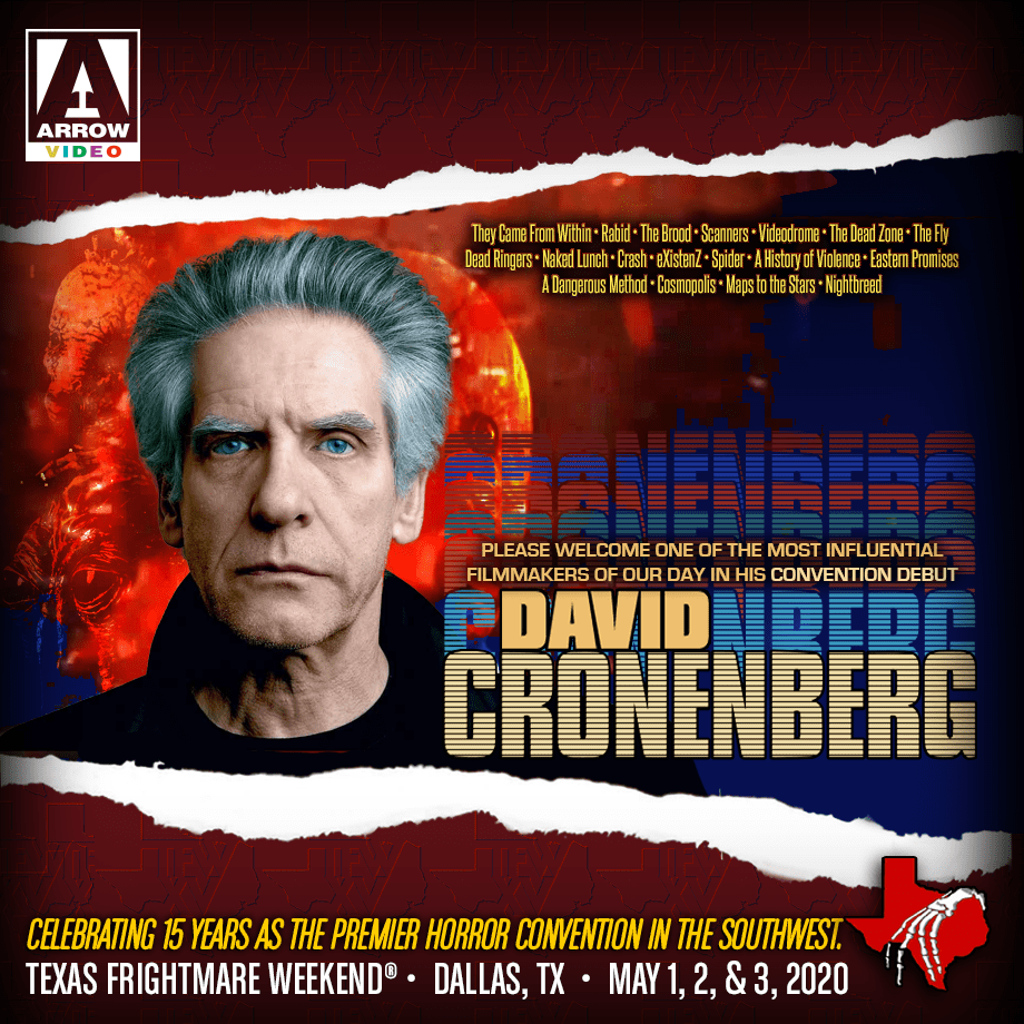 You are currently viewing TEXAS FRIGHTMARE WEEKEND ANNOUNCES ICONIC DIRECTOR DAVID CRONENBERG