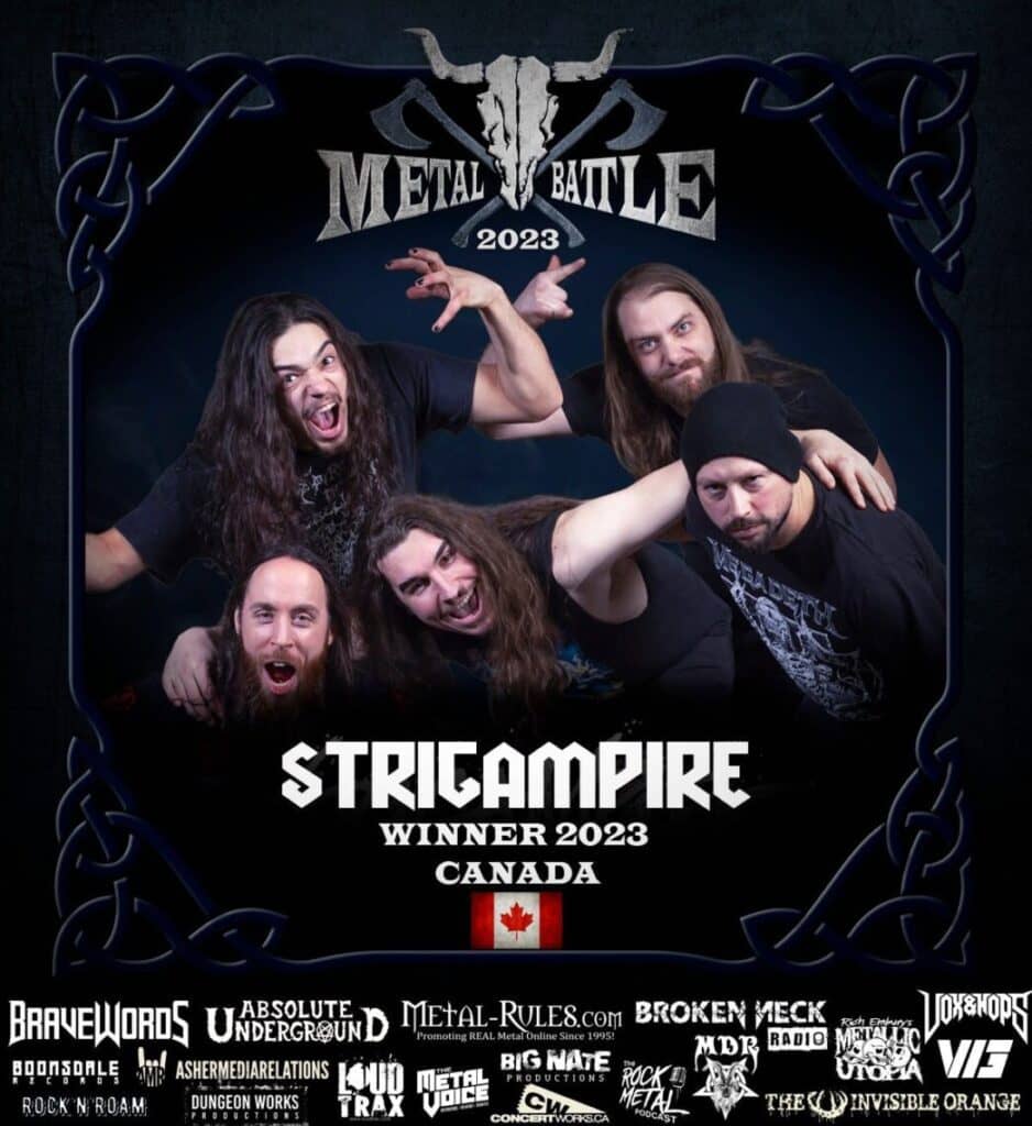 You are currently viewing WACKEN METAL BATTLE CANADA Announces National Final Winner! STRIGAMPIRE
