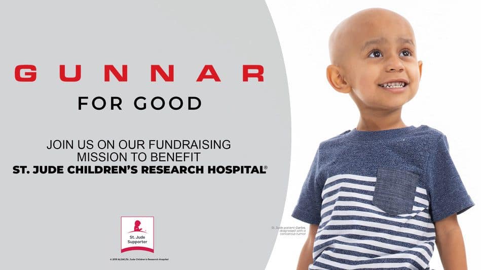 You are currently viewing GUNNAR Optiks Announces Philanthropic Partnership With St. Jude Children’s Research Hospital