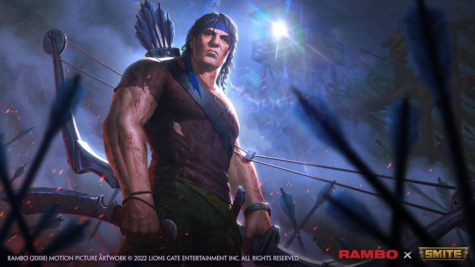 Read more about the article Rambo Joins the Gods in SMITE X Playable with Prime Gaming Subscription