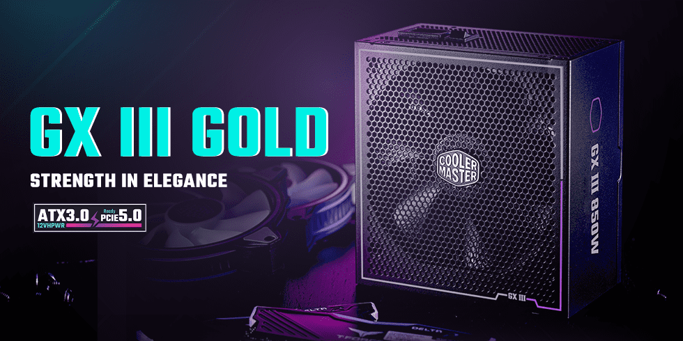 You are currently viewing Cooler Master Unveils the GX III Gold Series PSU: Power, Elegance and ATX 3.0 Support for Power Users, Enthusiasts and Gamers